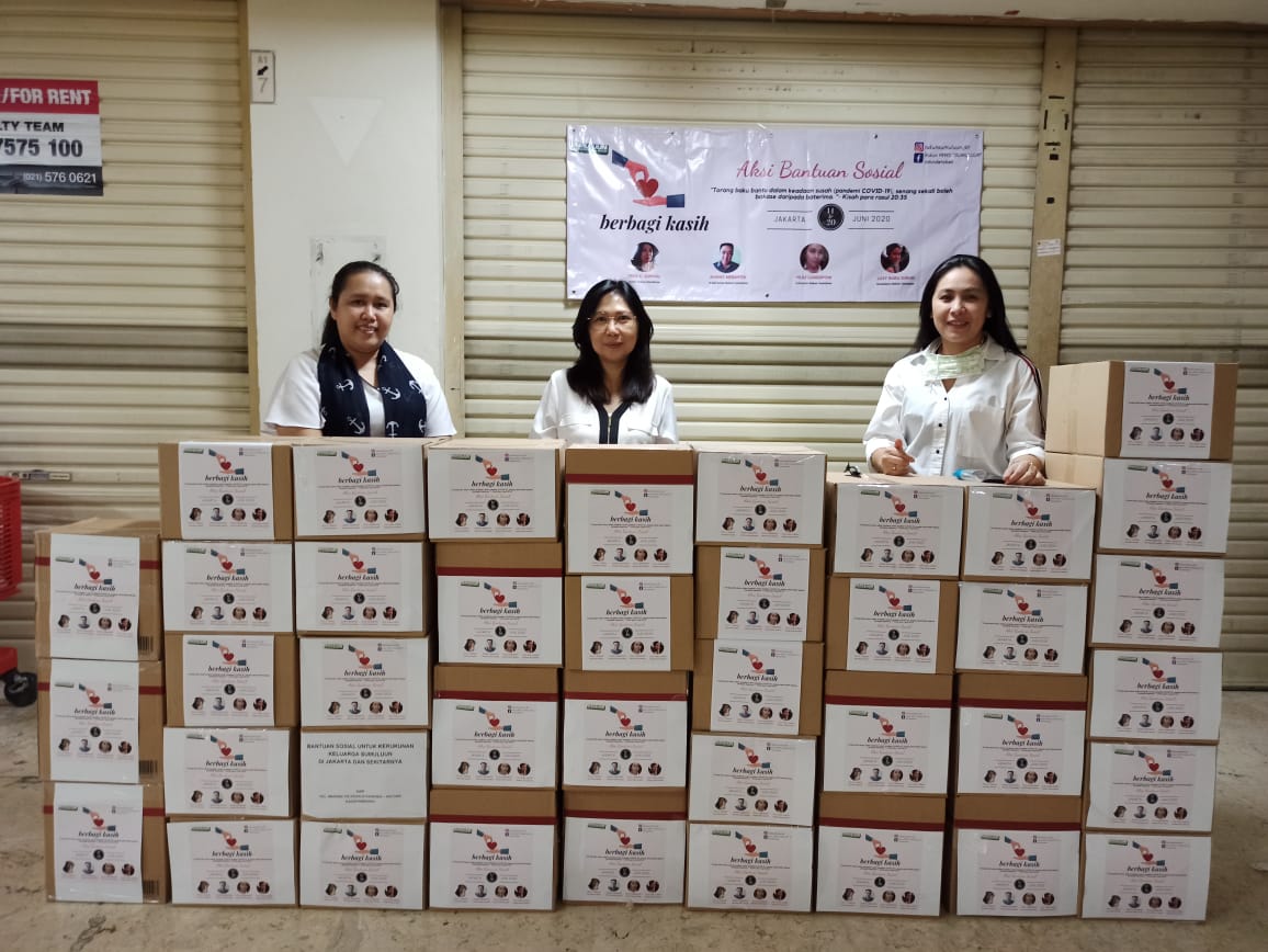 Ditengah Pandemi Covid19, Rukun Sumuluun di Jabodetabek Berbagi Kasih